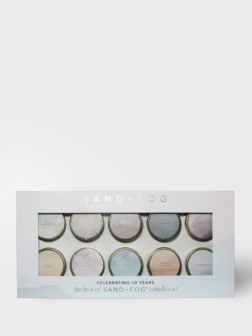 Aromatic Ten Year Anniversary Candle Set