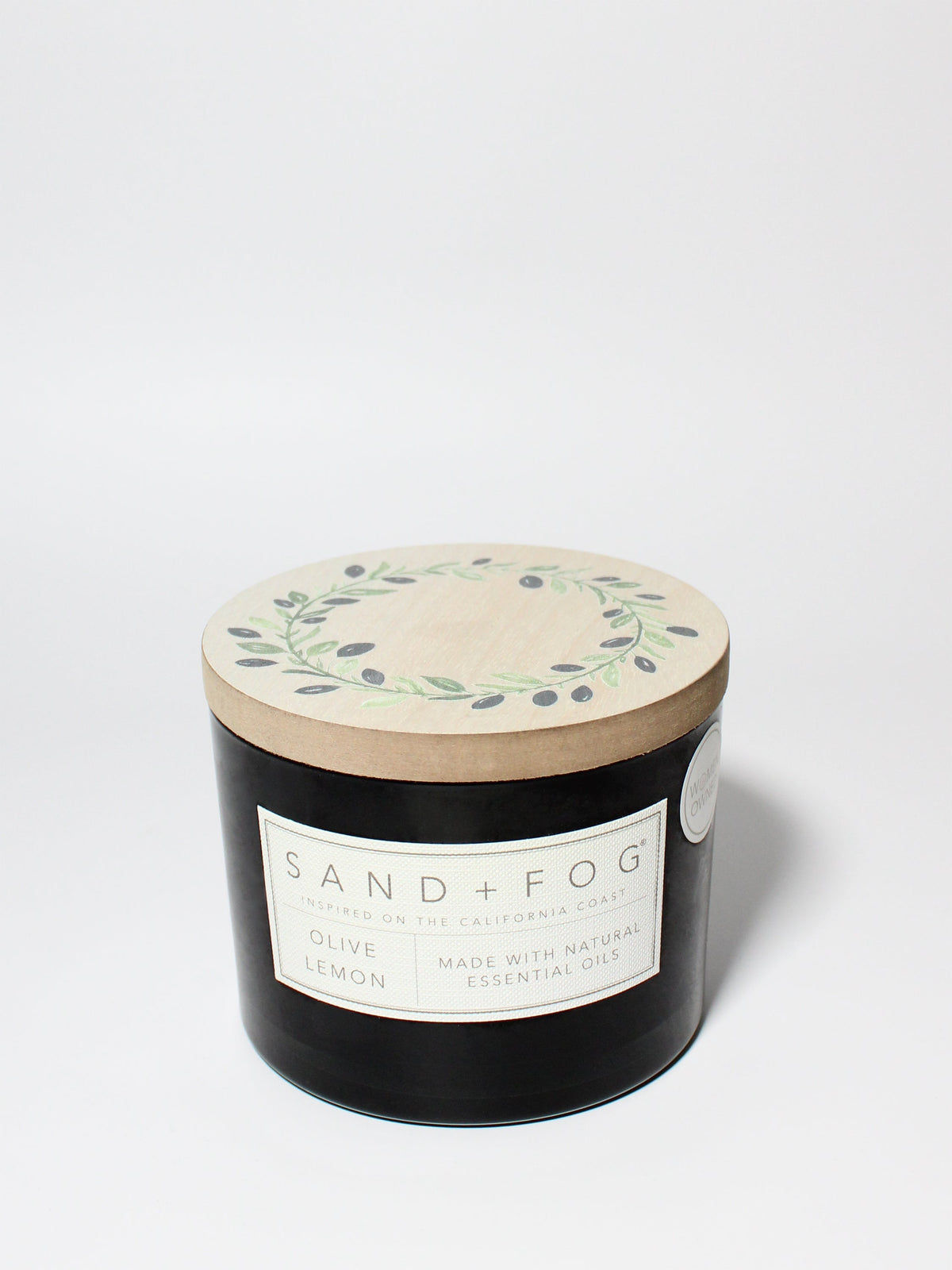 Aromatic Olive Lemon 12 oz scented candle