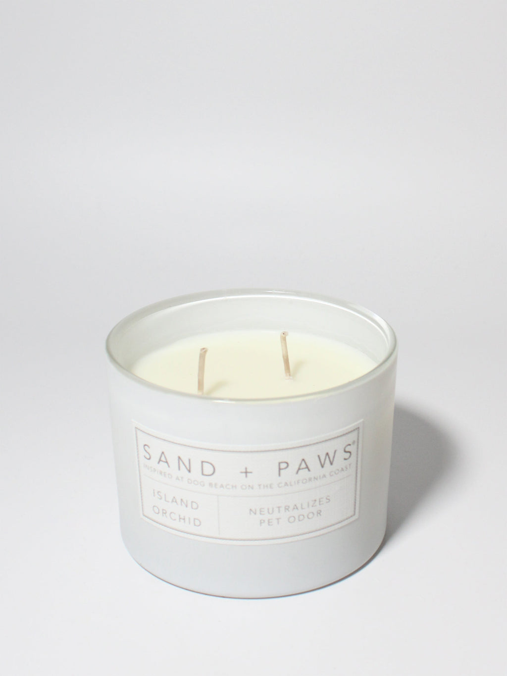 Aromatic Sand + Paws Island Orchid 12 oz scented candle