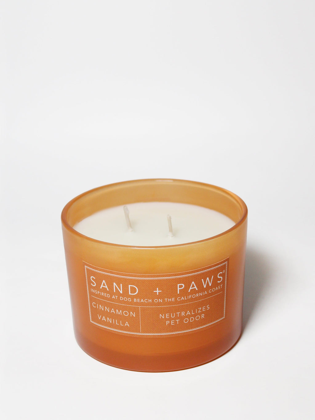 Aromatic Sand + Paws Cinnamon Vanilla 12 oz scented candle