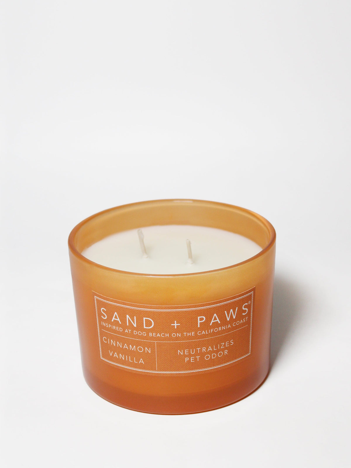 Aromatic Sand + Paws Cinnamon Vanilla 12 oz scented candle