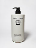 Stylish Sand + Paws Pet Shampoo & Conditioner - Baby Powder