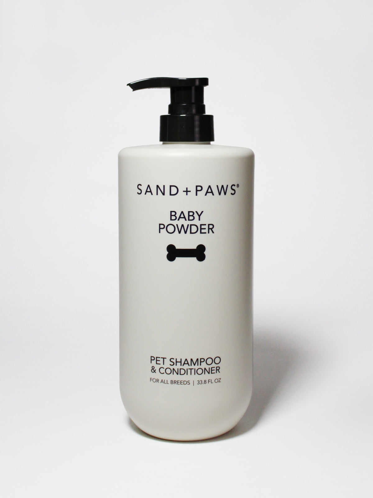 Stylish Sand + Paws Pet Shampoo & Conditioner - Baby Powder