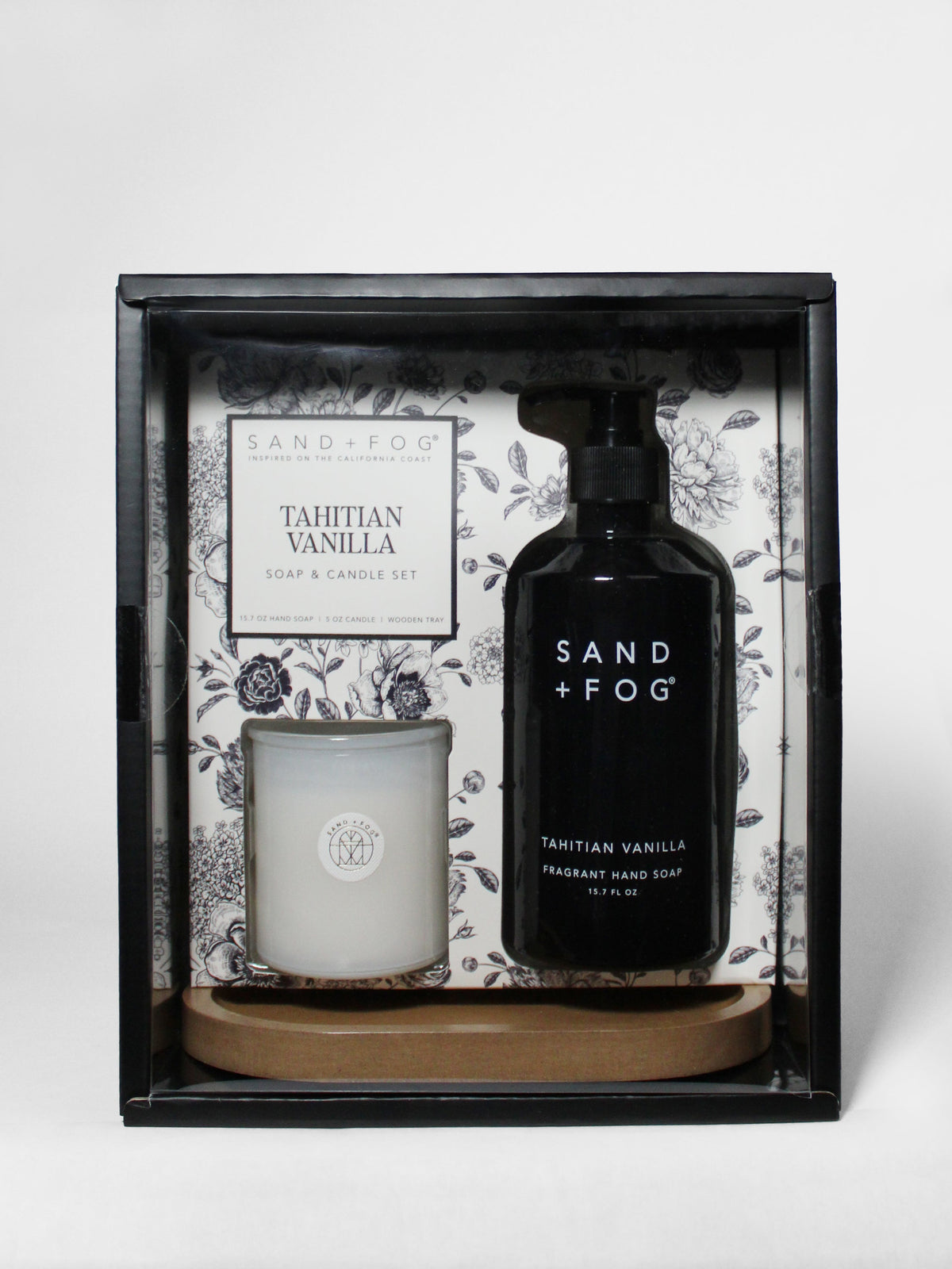 Aromatic Tahitian Vanilla Hand Soap & Candle Set
