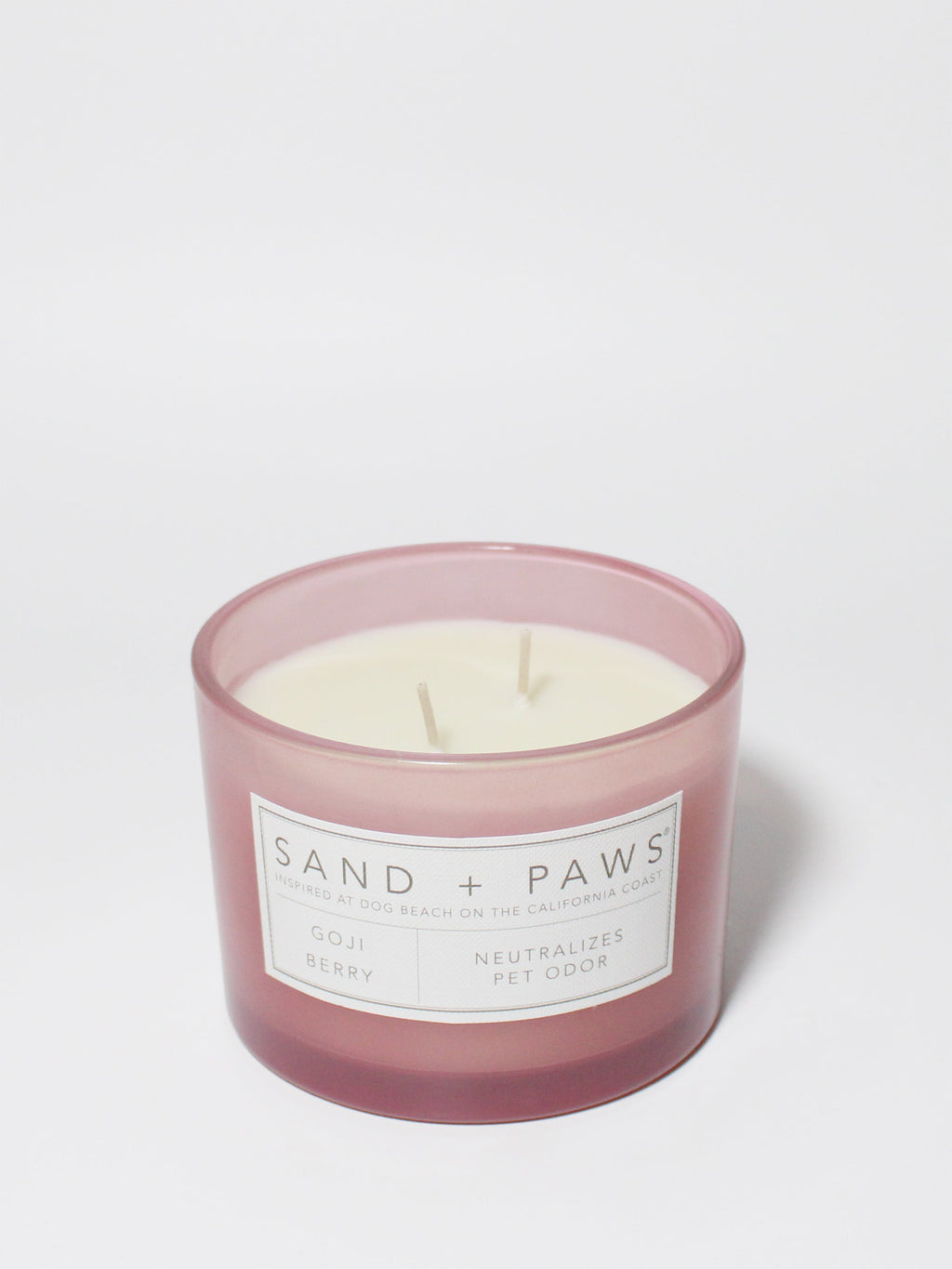 Aromatic Sand + Paws Goji Berry 12 oz scented candle