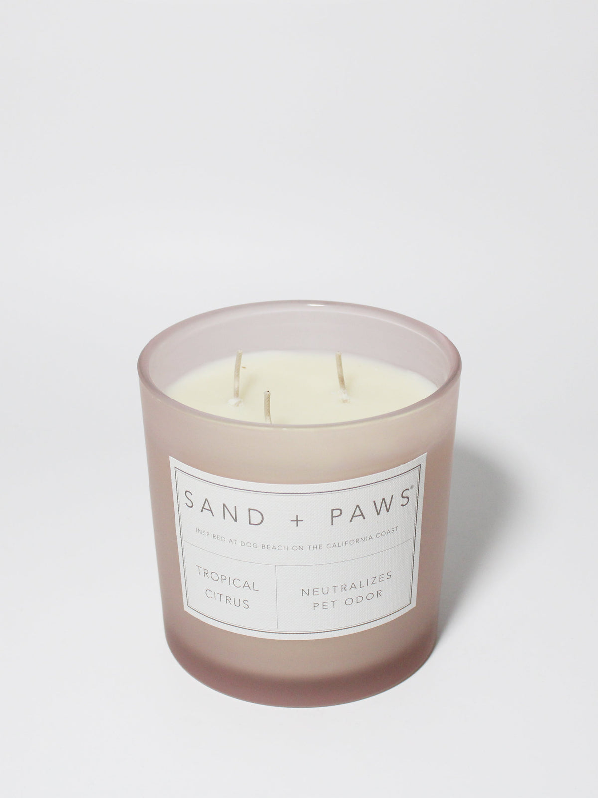 Aromatic Sand + Paws Tropical Citrus 21 oz scented candle