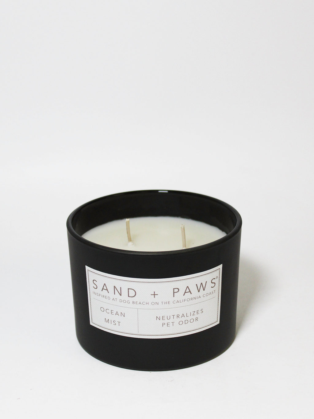 Aromatic Sand + Paws Ocean Mist 12 oz scented candle