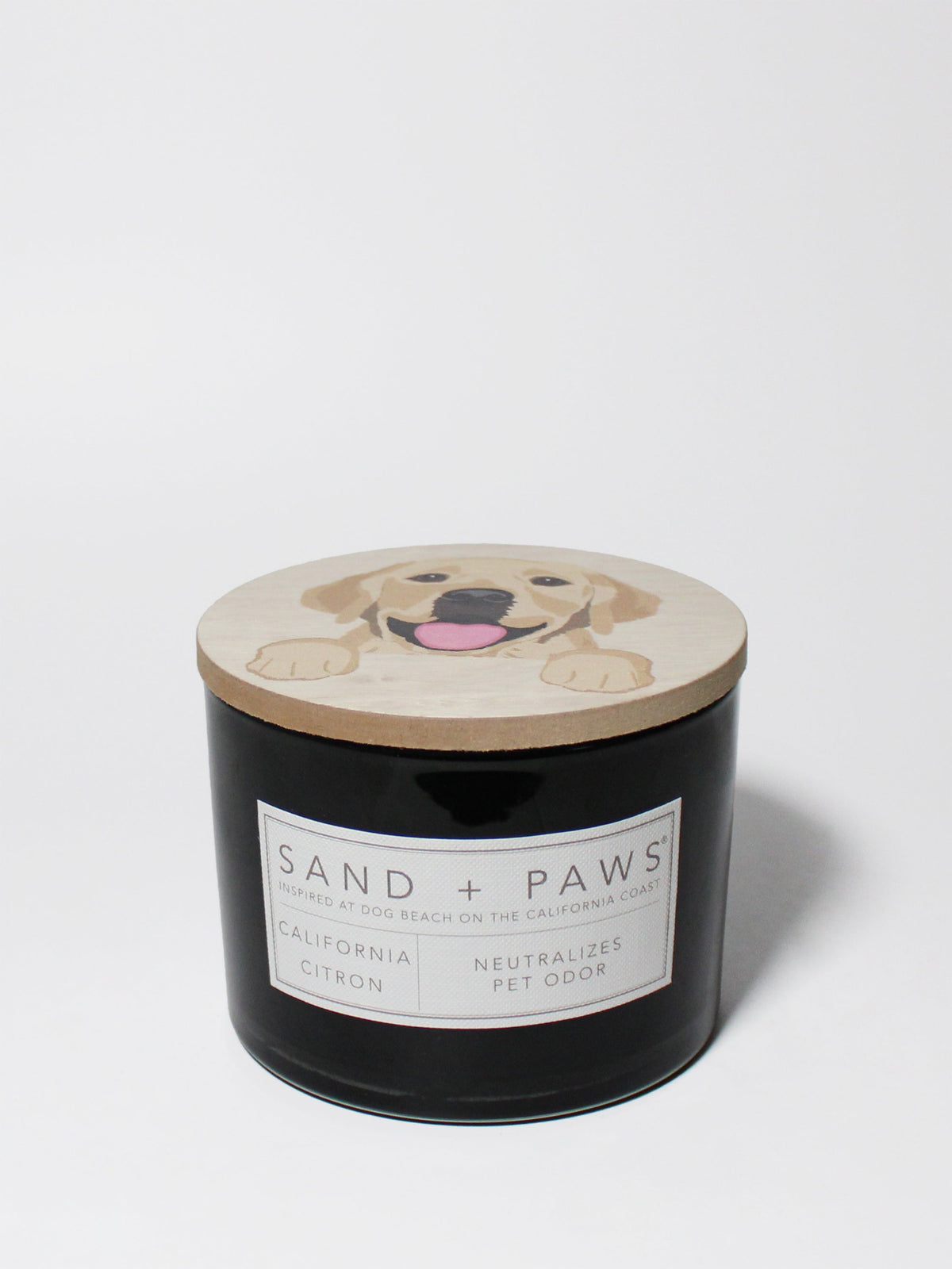 Aromatic Sand + Paws California Citron 12 oz scented candle