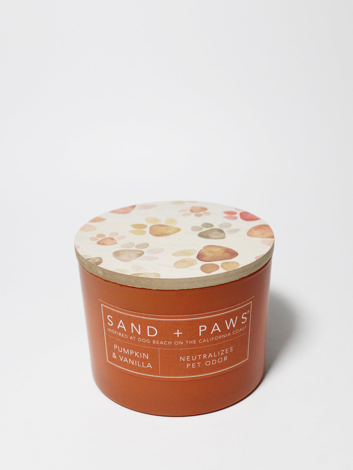 Aromatic Sand + Paws Pumpkin & Vanilla 12 oz scented candle
