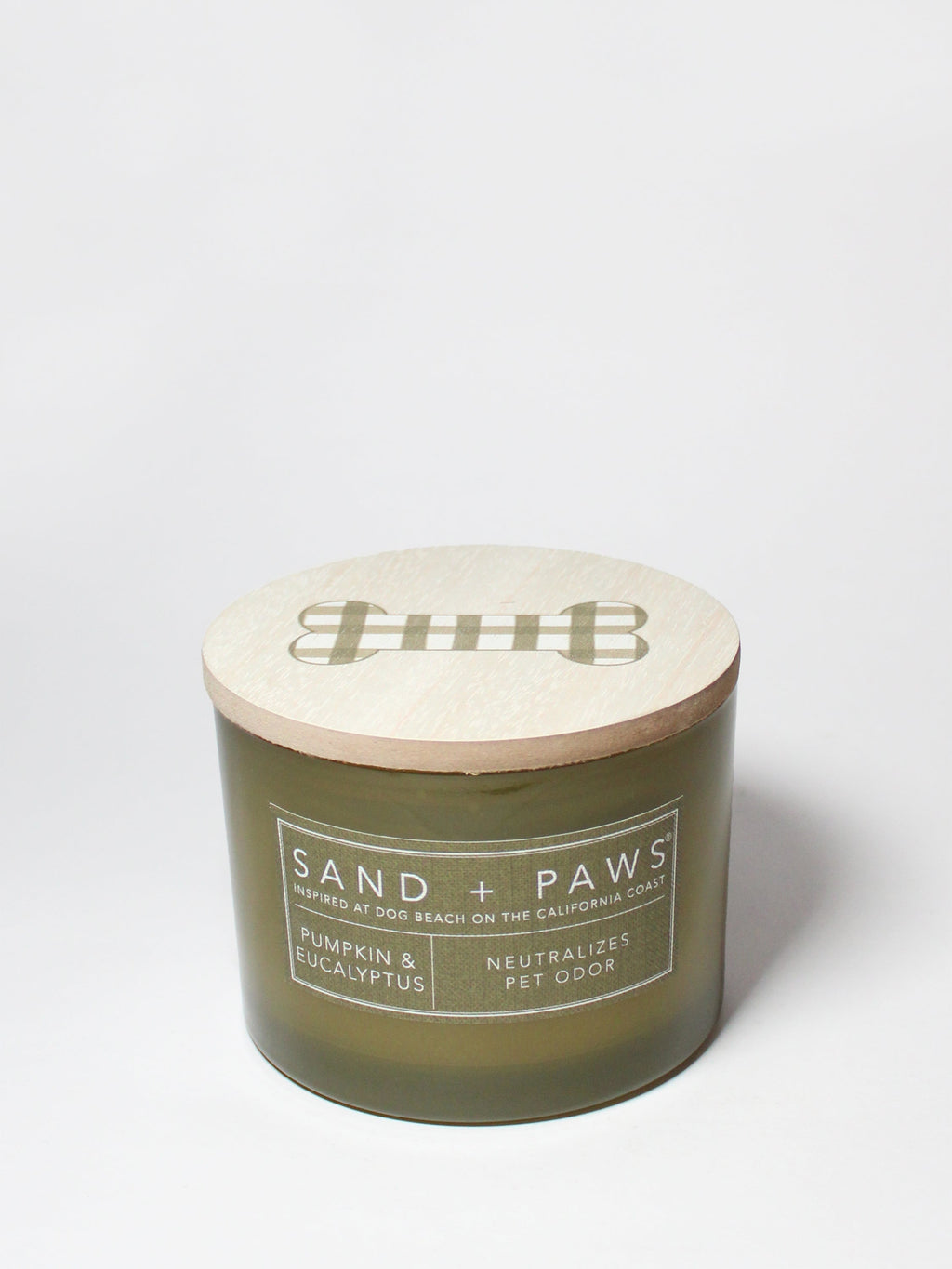 Aromatic Sand + Paws Pumpkin & Eucalyptus 12 oz scented candle