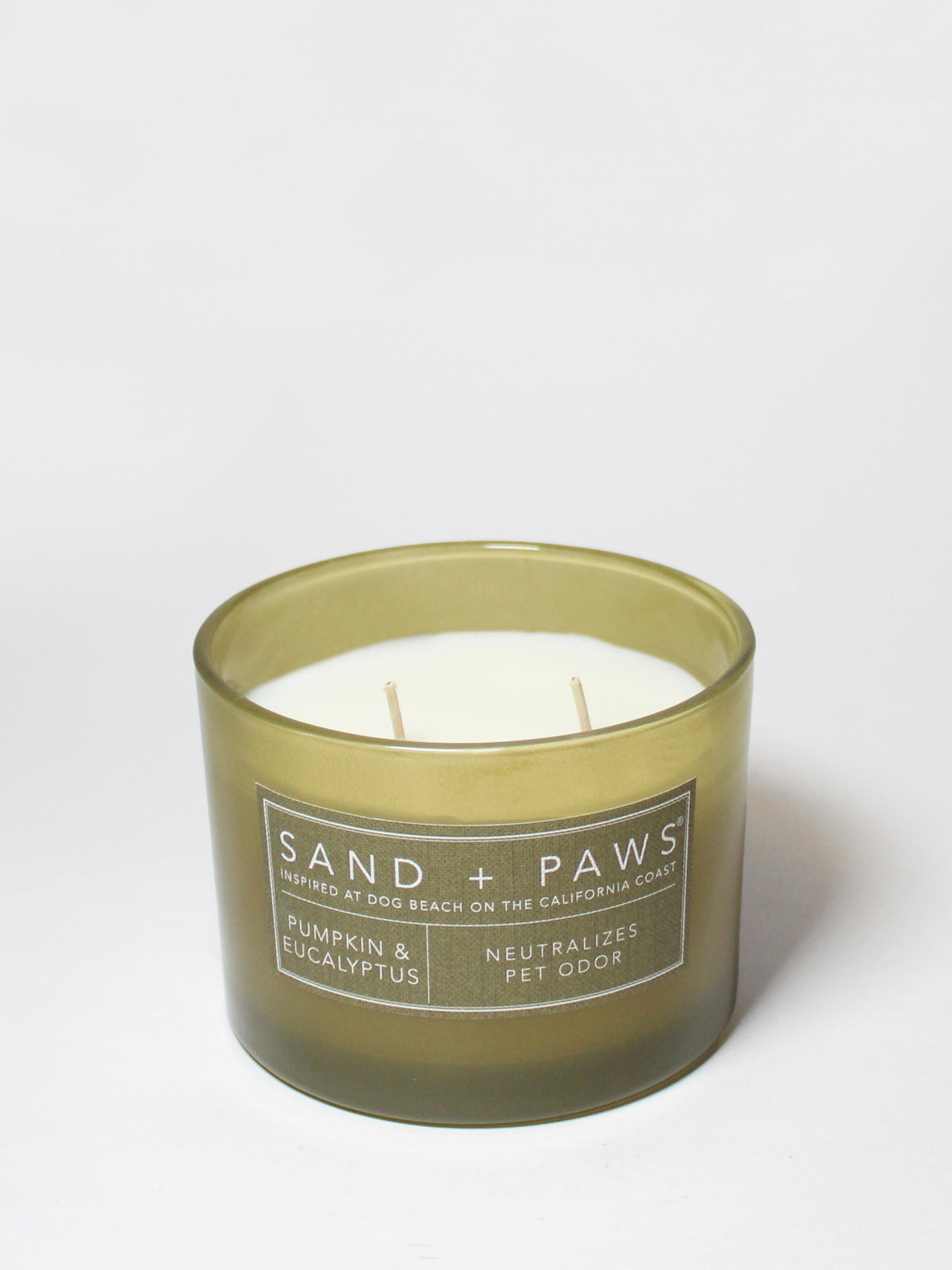 Aromatic Sand + Paws Pumpkin & Eucalyptus 12 oz scented candle