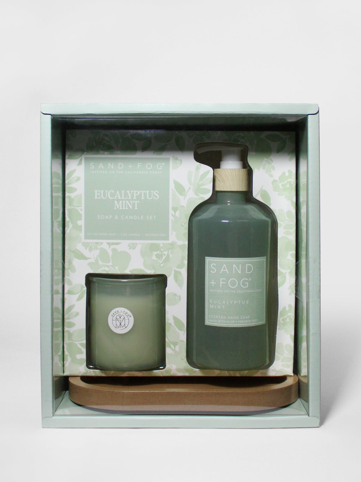Aromatic Eucalyptus Mint Hand Soap & Candle Set