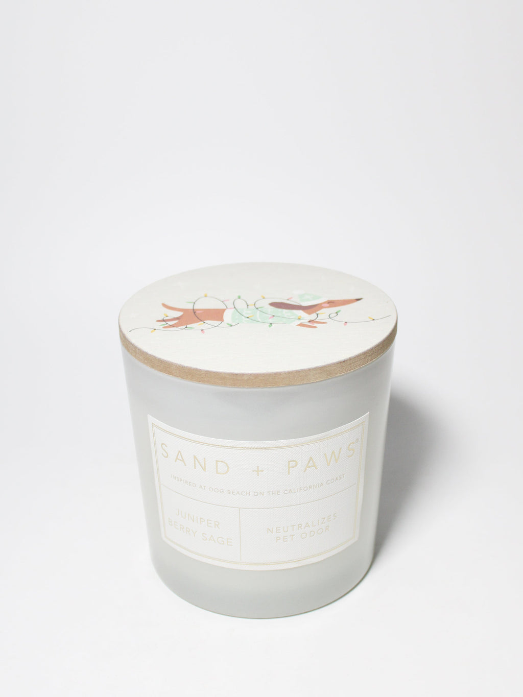 Aromatic Sand + Paws Juniper Berry Sage 21 oz scented candle