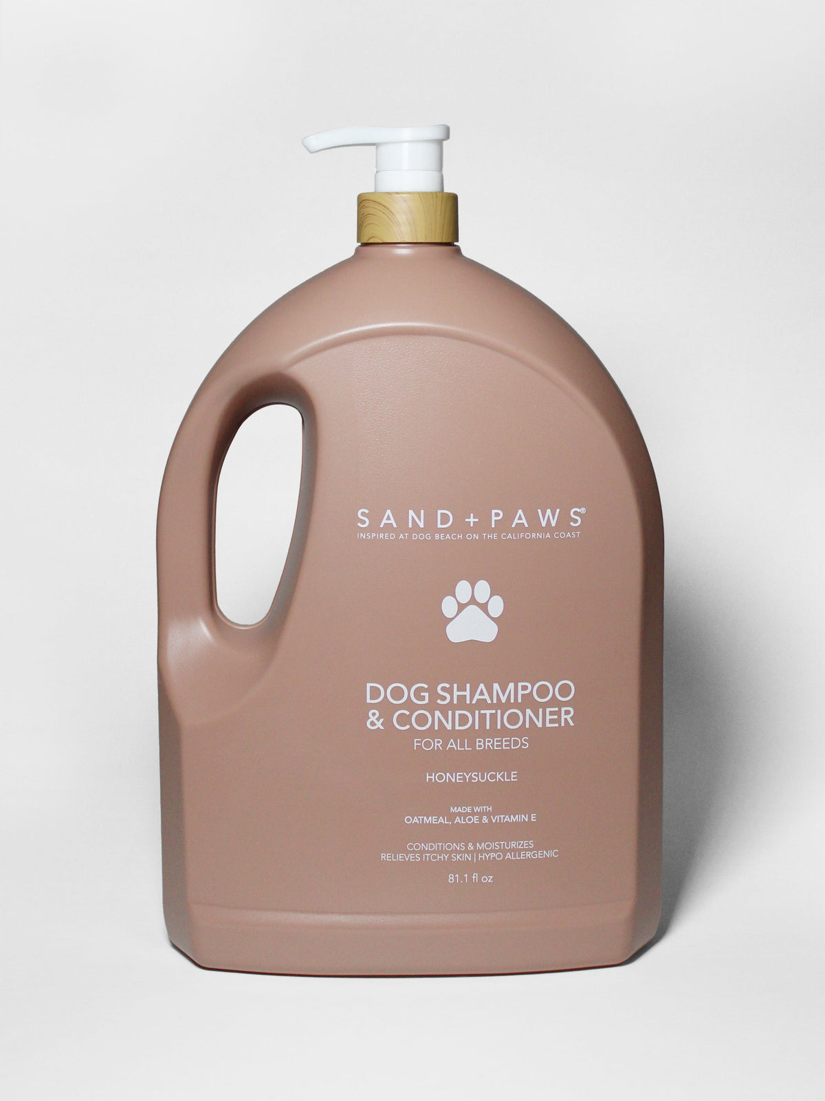 Stylish Sand + Paws Pet Shampoo & Conditioner - Honeysuckle