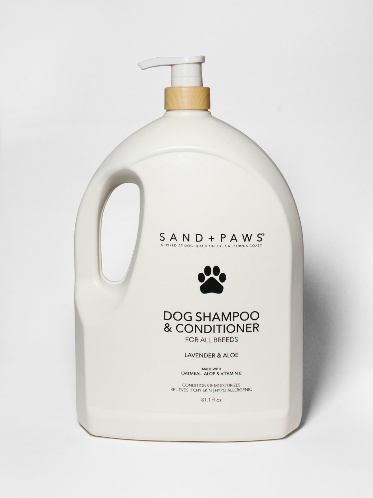 Stylish Sand + Paws Pet Shampoo & Conditioner - Lavender & Aloe