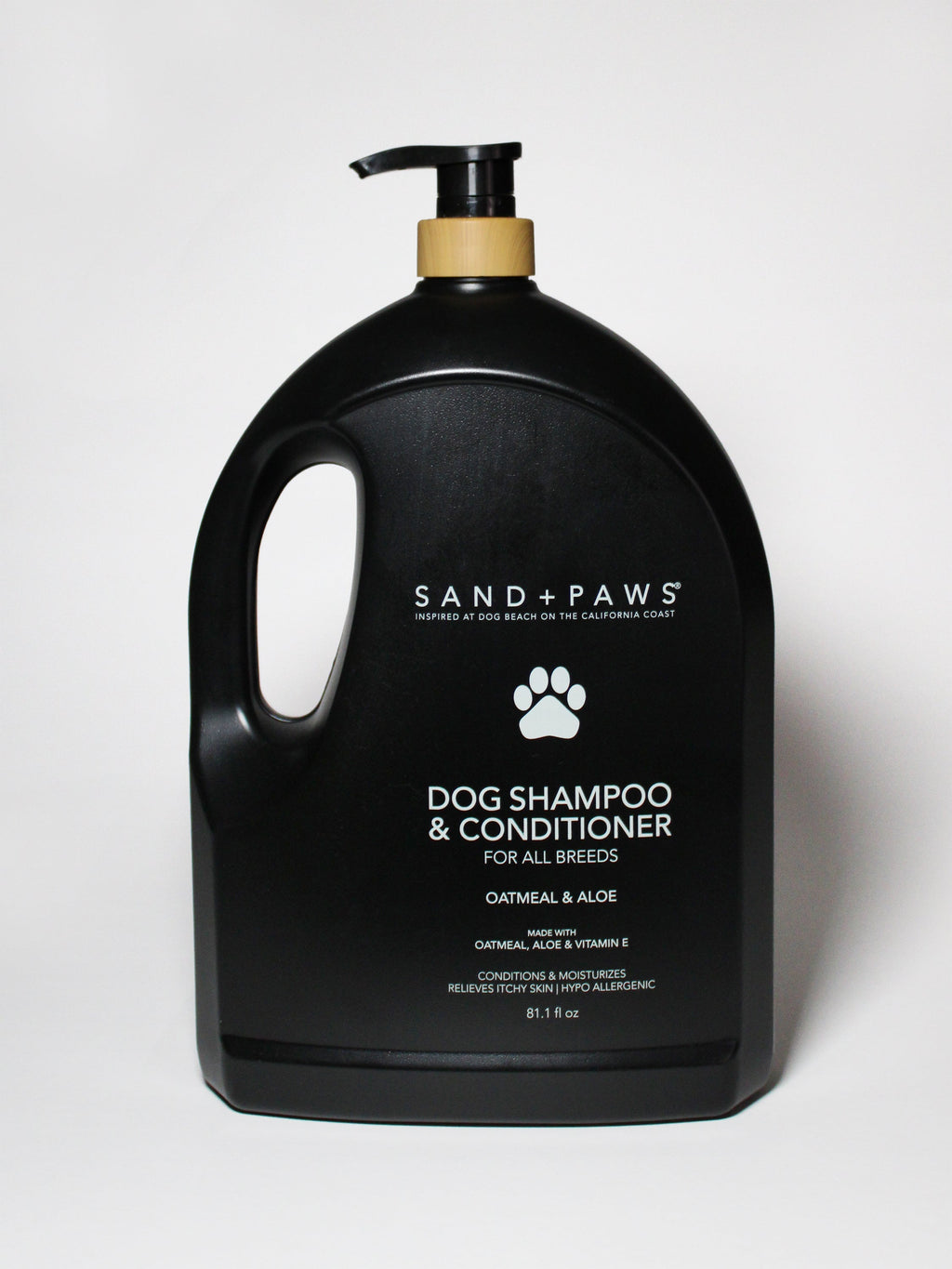 Stylish Sand + Paws Pet Shampoo & Conditioner - Oatmeal & Aloe
