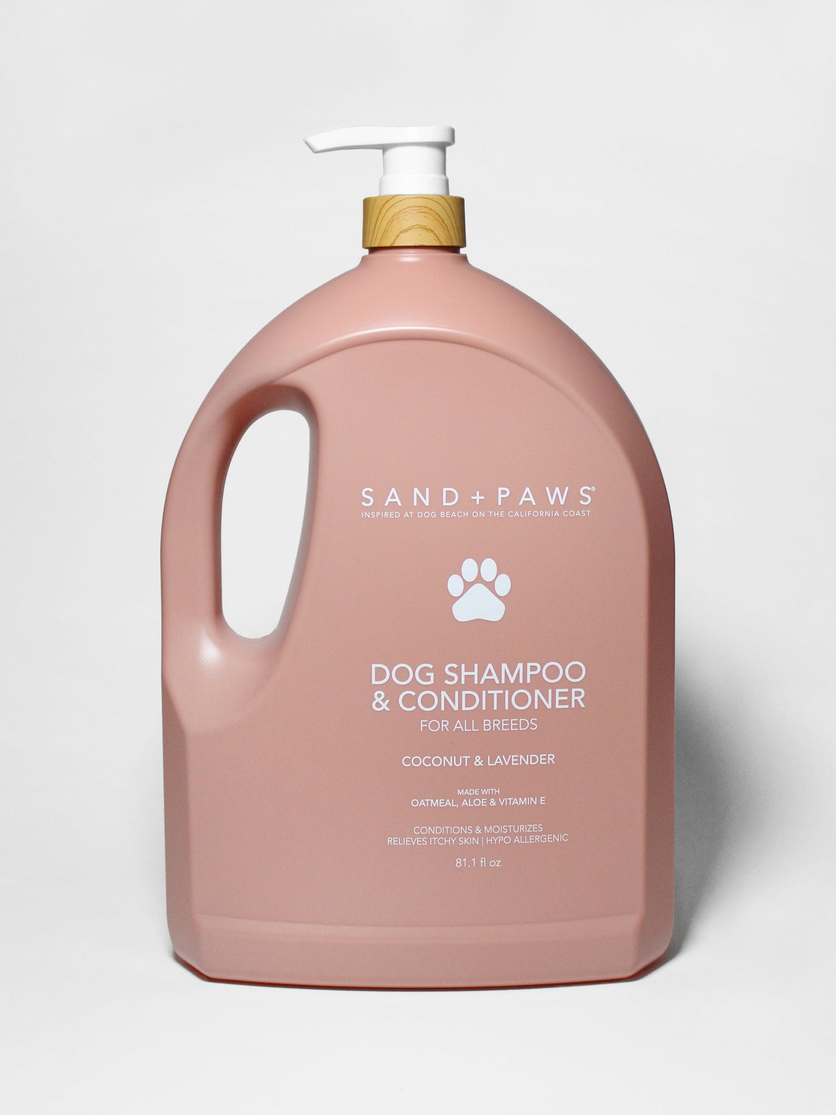 Stylish Sand + Paws Pet Shampoo & Conditioner - Coconut & Lavender