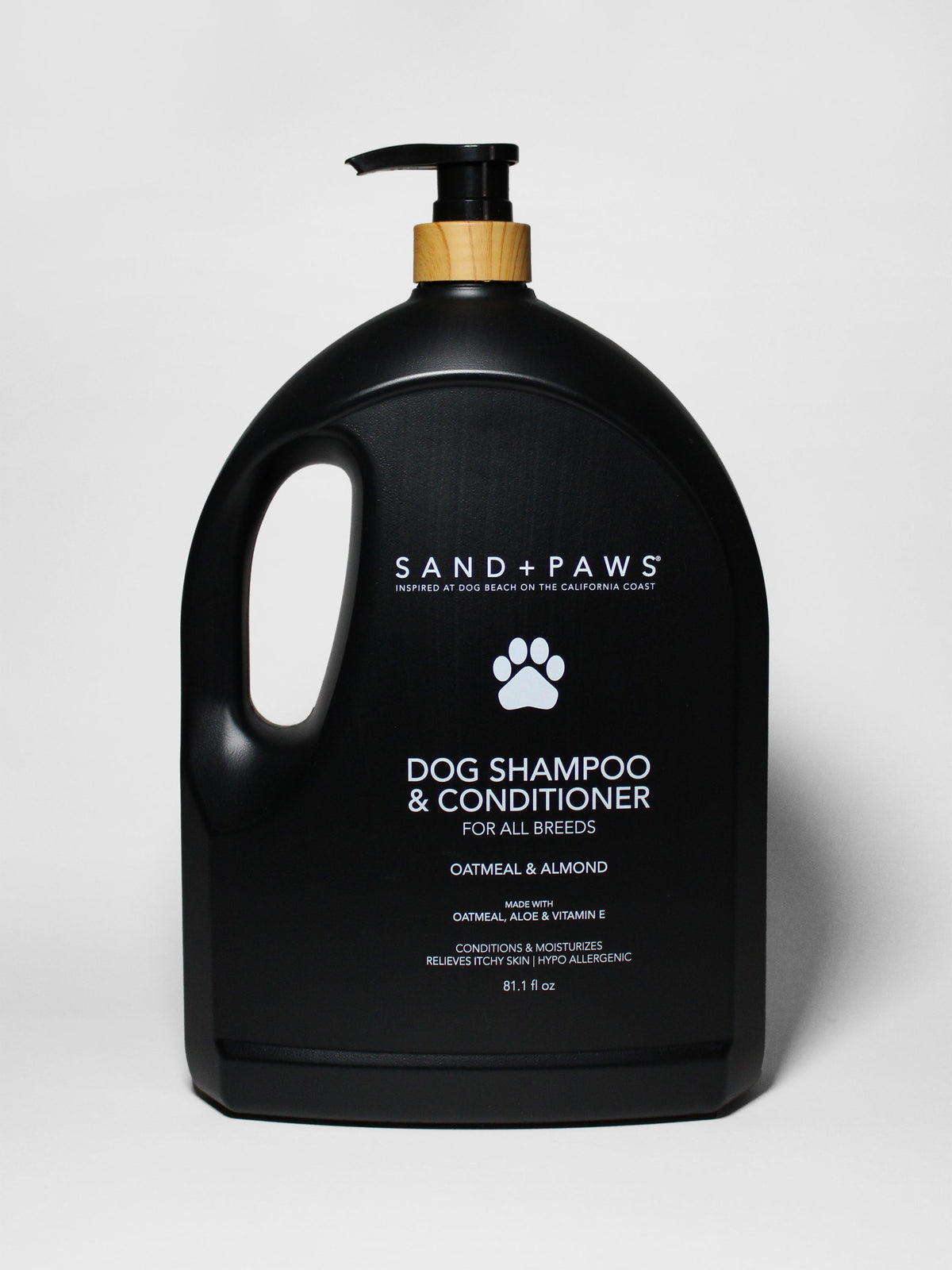 Stylish Sand + Paws Pet Shampoo & Conditioner - Oatmeal & Almond