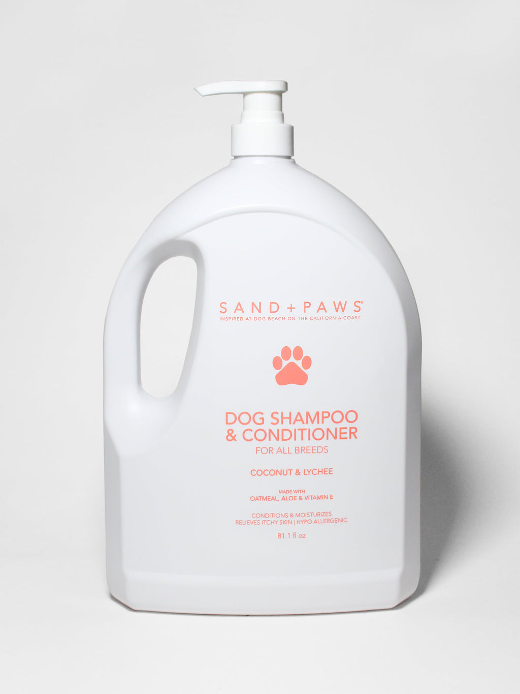Stylish Sand + Paws Pet Shampoo & Conditioner - Coconut & Lychee