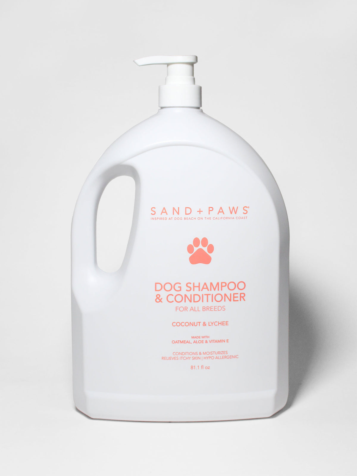 Stylish Sand + Paws Pet Shampoo & Conditioner - Coconut & Lychee