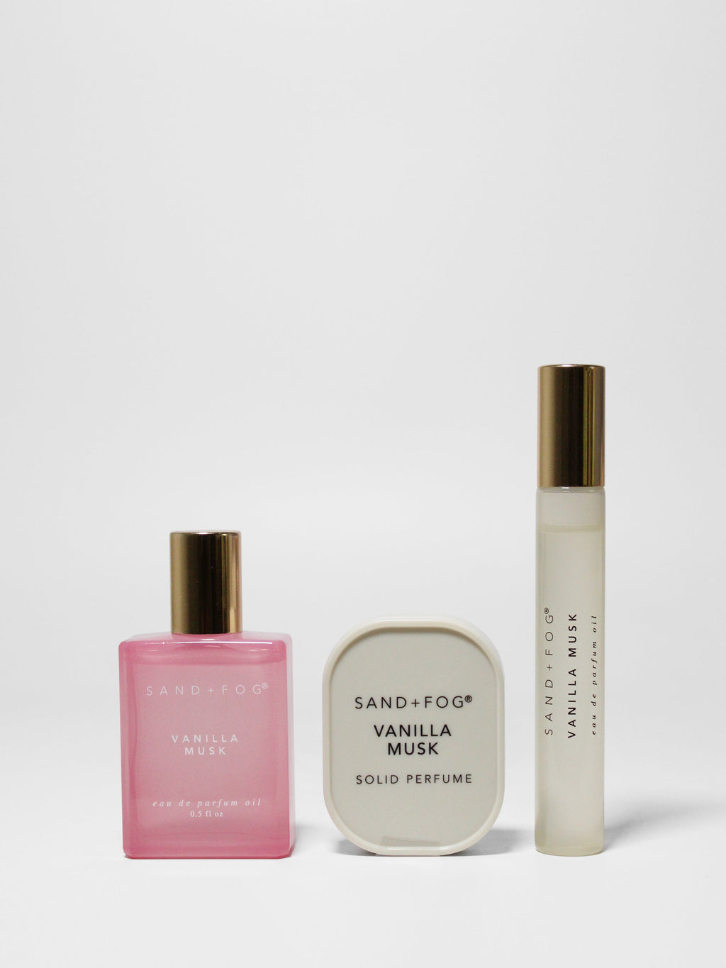 Curated Perfume Oil Rollerballs and Solid Perfume Set - Vanilla Musk