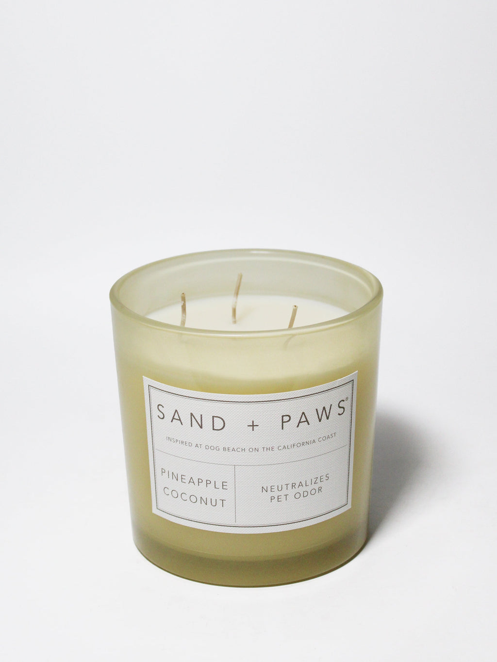 Aromatic Sand + Paws Pineapple Coconut 21 oz scented candle