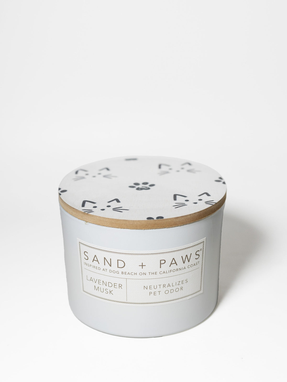 Aromatic Sand + Paws Lavender Musk 12 oz scented candle