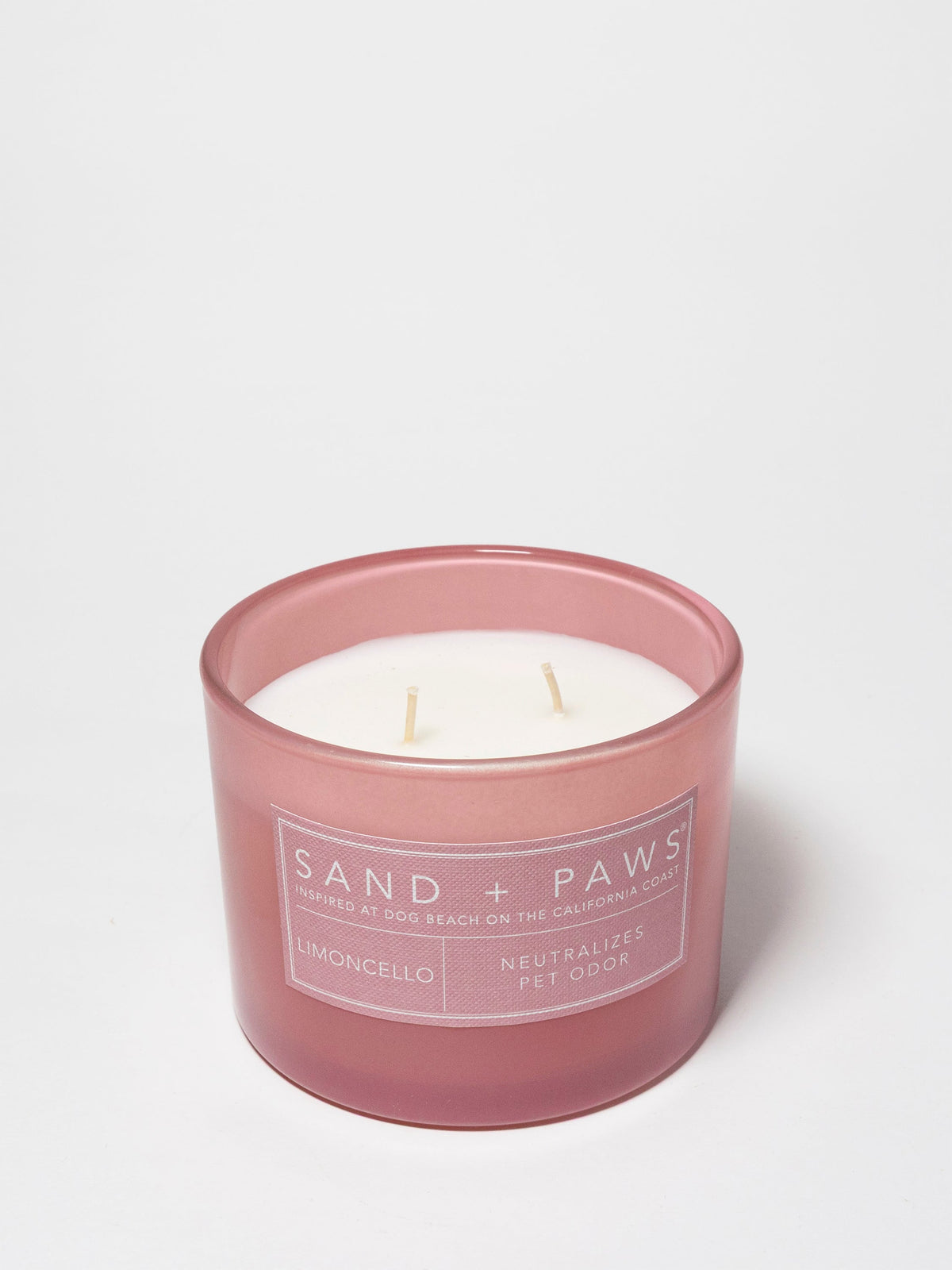 Aromatic Sand + Paws Limoncello 12 oz scented candle