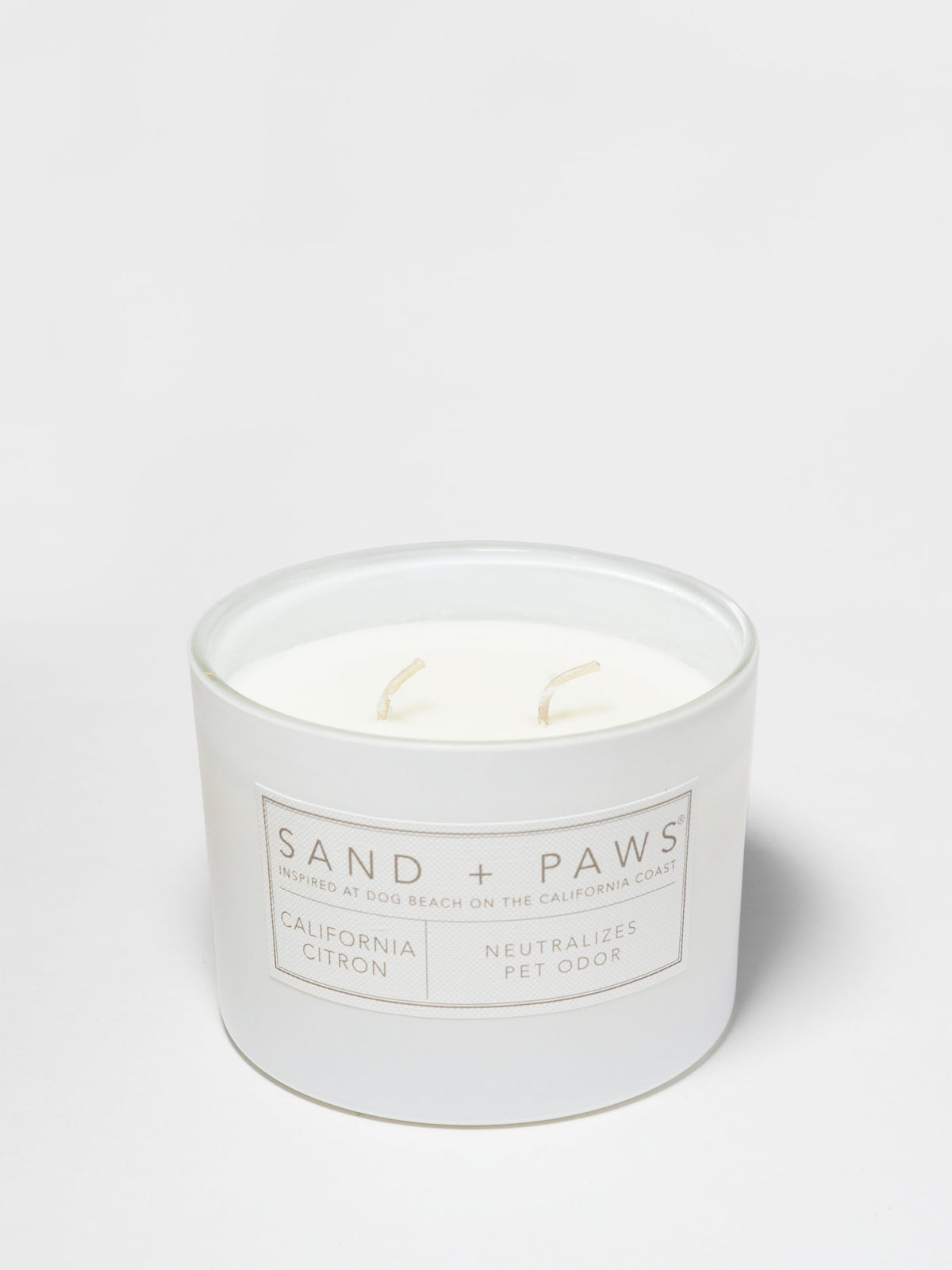 Aromatic Sand + Paws California Citron 12 oz scented candle