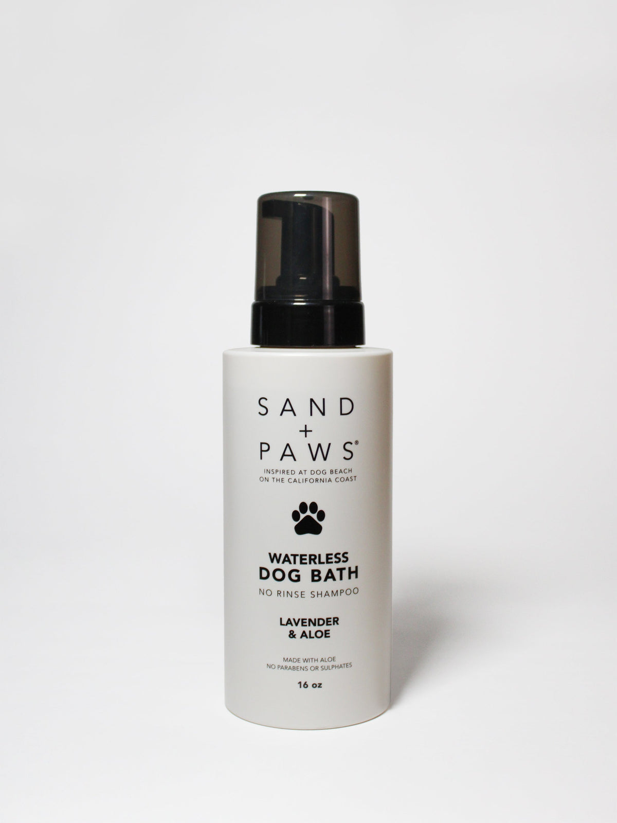 Stylish Sand + Paws Waterless Dog Bath - Lavender & Aloe